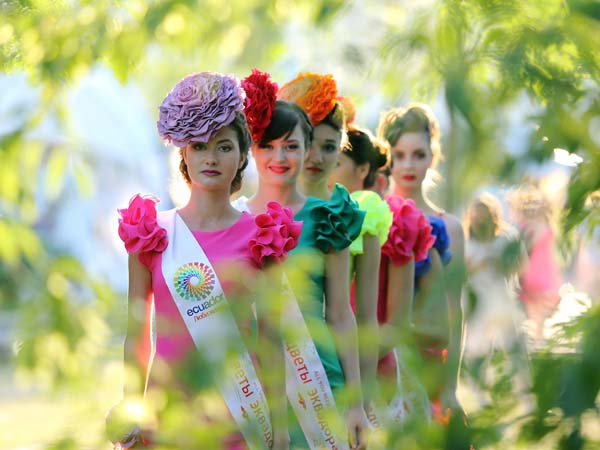 культура Эквадора на фестивале цветов