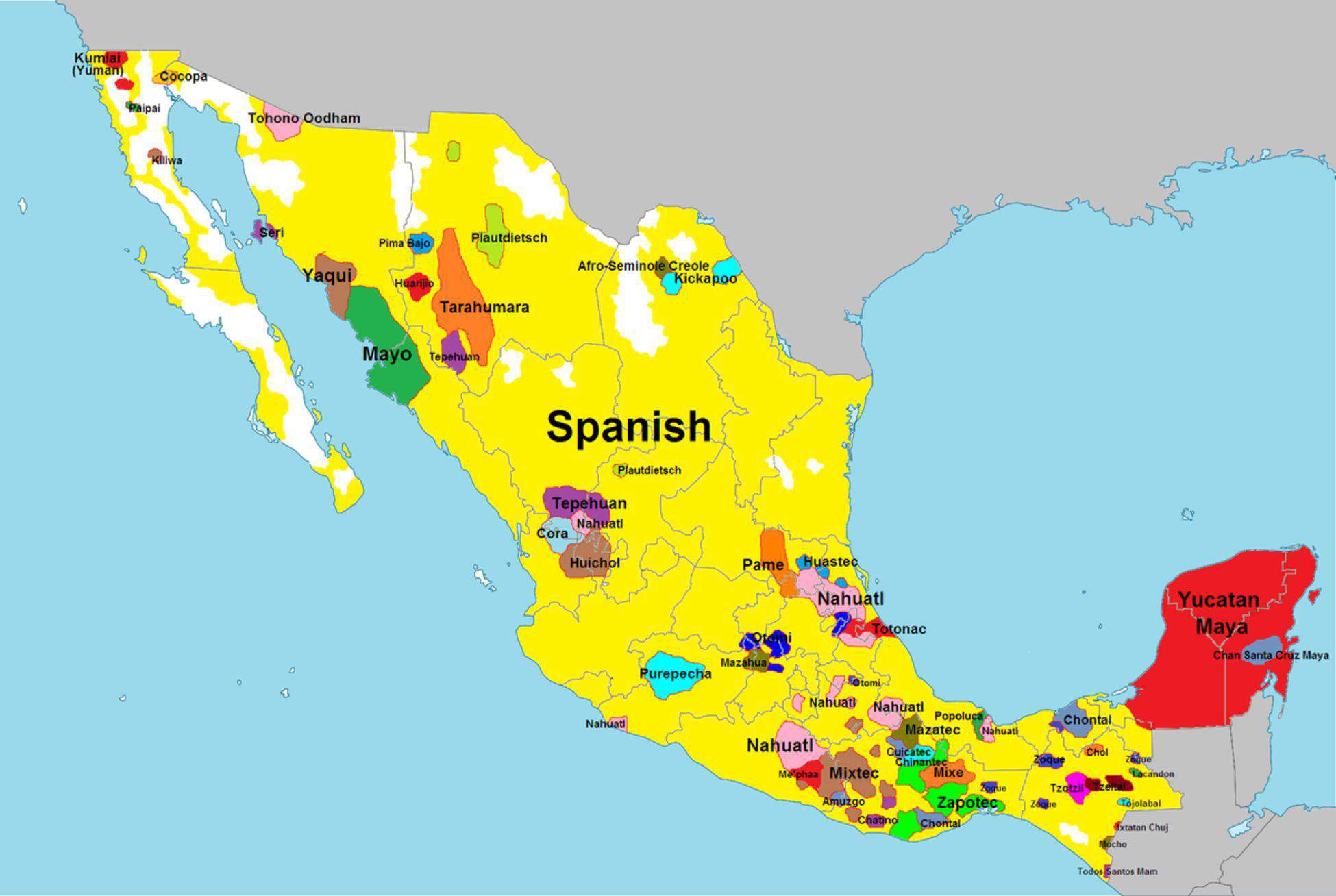 Испанский язык в Мексике